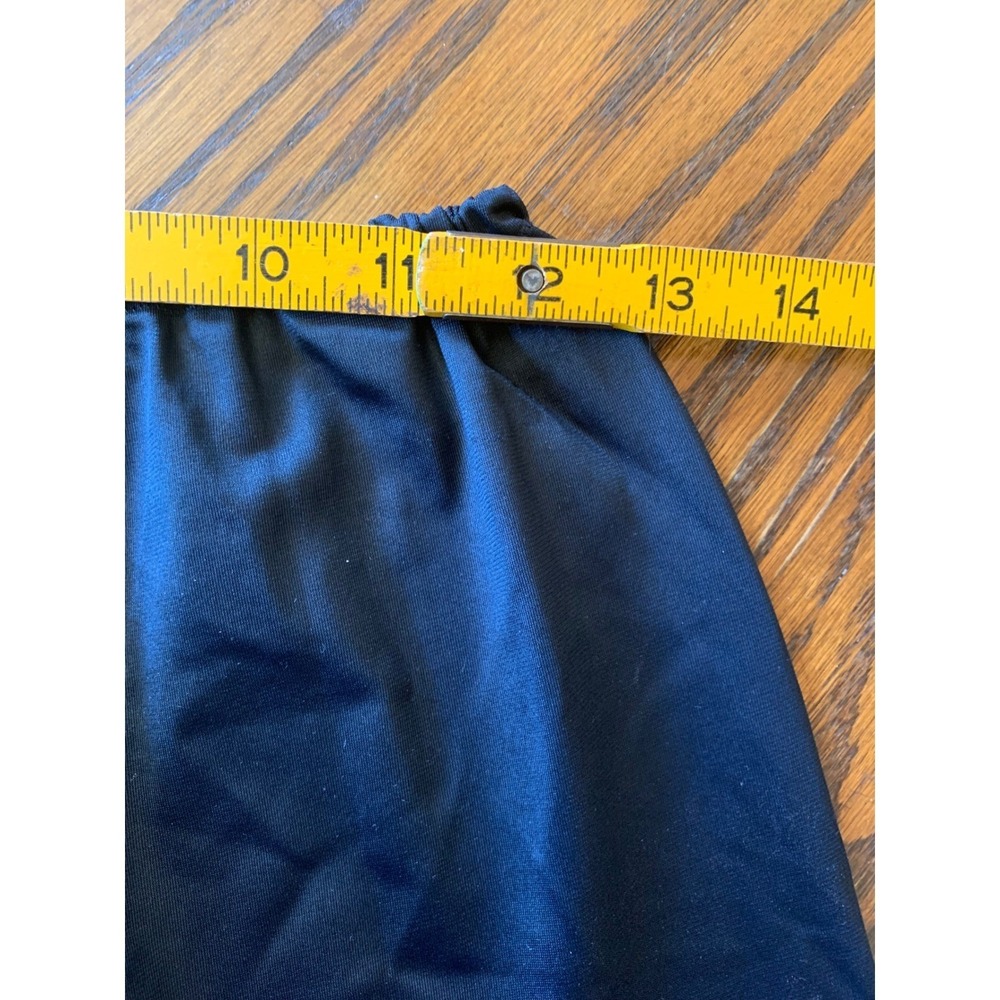 Vintage Van Raalte Suavette Black Nylon Half Slip Lace Hem Small Made in USA - Picture 4 of 7